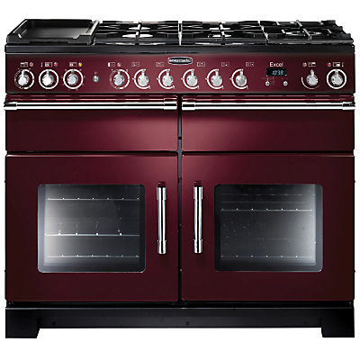 Rangemaster Excel 110 Dual Fuel Range Cooker Cranberry/Chrome Trim Rangemaster Excel 110 Dual Fuel Range Cooker Cranberry/Chrome Trim